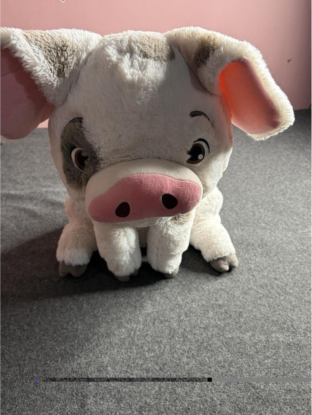 Disney Store Moana Pua Pig 20Plush Stuffed Animal Sitting Doll Toy